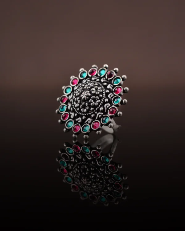 Oxidised Ring: A Touch of Vintage Elegance
