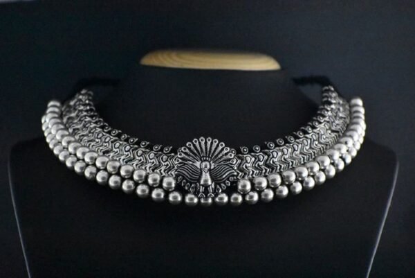 Oxidized K Wajratika Traditional Necklace