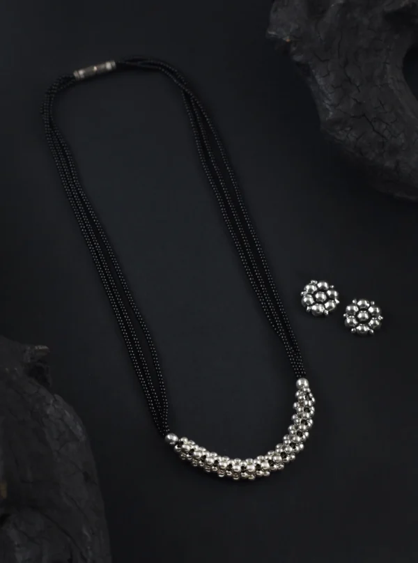 Oxidised Thushi Mangalsutra